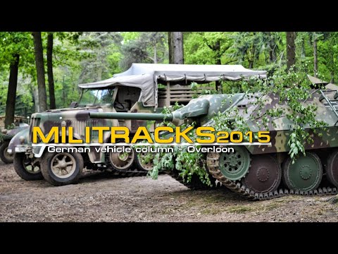 Militracks 2015 - German vehicle column - Overloon - GoPro 60 fps