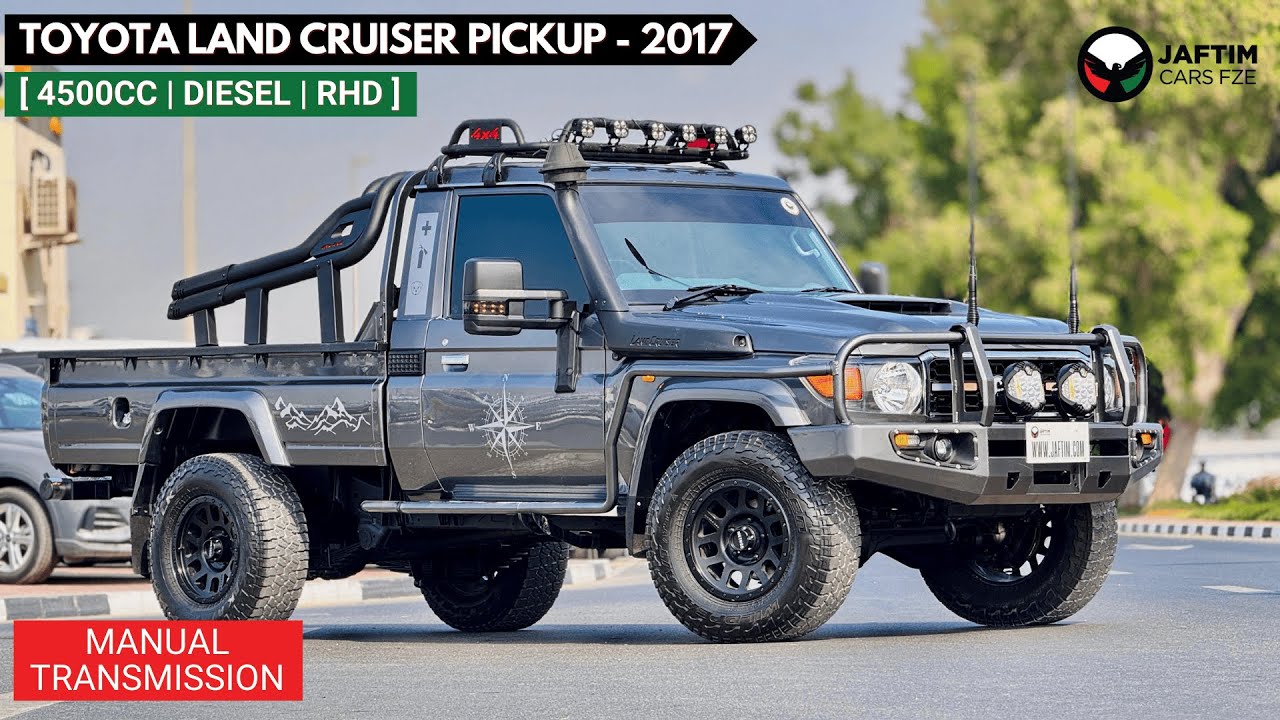 Toyota Land Cruiser Pick Up AFTER MARKET SINGLE CABIN PICKUP | RHD | 2017 | 4.5L DIESEL ENGINE  | (MT) | AIR SNORKEL video