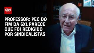 Vídeo: Projeto do fim da escala 6x1 parece que foi redigido por sindicalistas, afirma professor | WW