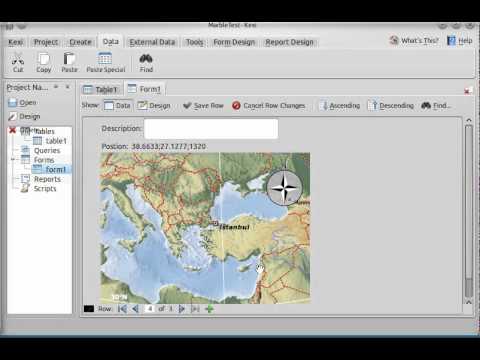Kexi 0002 marble in forms working