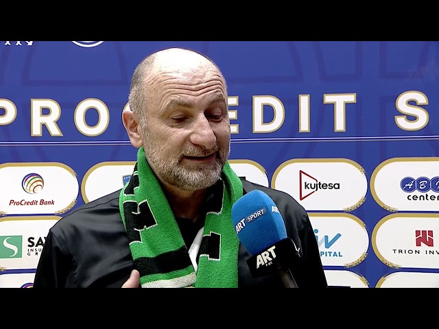  Adis Beqiragiq i lumtur pas fitimit të titullit të tretë radhazi me Trepçën