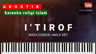 Download lagu itirof - karaoke akustik religi islam piano | sholawat | nada cowok mp3