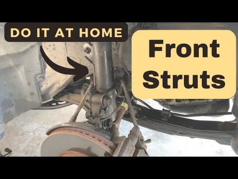 How to Replace Front Struts on Toyota Sienna. No special tools needed!