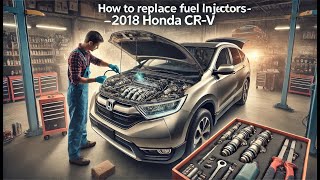 2018 Honda CR-V 1.5 TURBO. Clogged failed fuel injectors replacement tutorial