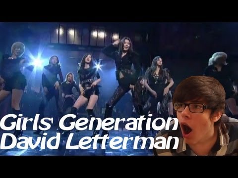 SNSD On David Letterman! (My Reaction)