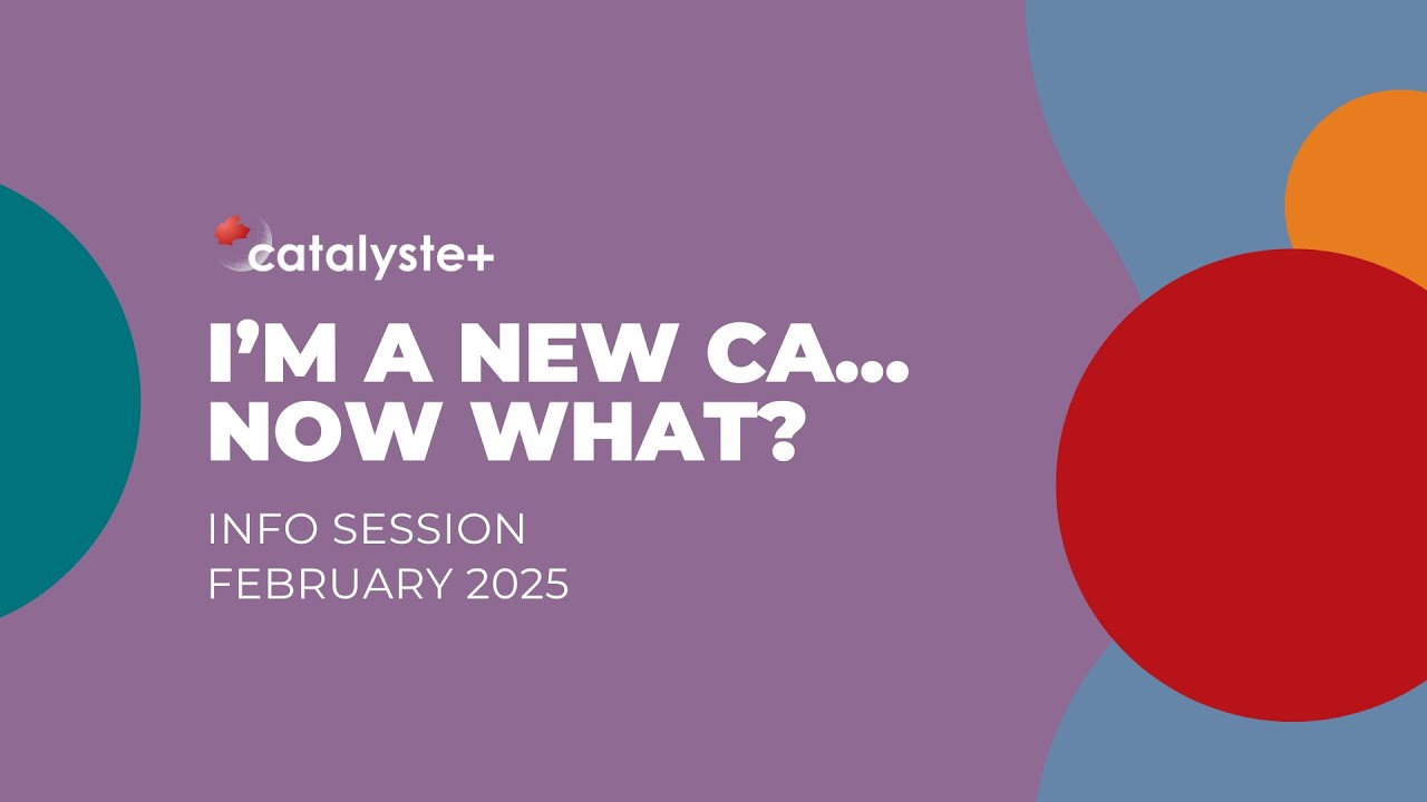 I'm A New Catalyste+ Advisor... Now What? Training in English