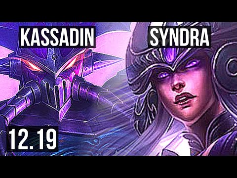 KASSADIN vs SYNDRA (MID) | 73% winrate, 15/1/1, Legendary | EUW Diamond | 12.19