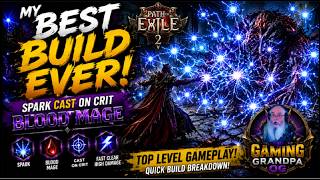 My BEST POE2 Build EVER! ⚡ Spark Cast on Crit Blood Mage MELTS Everything!