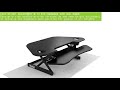 Rocelco CADRT-46- Sit Stand Corner Desk Riser
