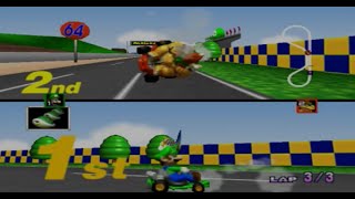 【２人実況】ハチャメチャすぎるマリオカート６４part16
