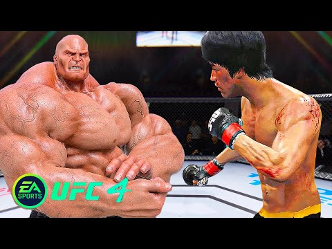 UFC4 Bruce Lee vs Crazy Executioner EA Sports UFC 4 PS5