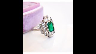 Art Deco Engagement Rings