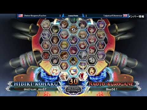 Blazblue Showdown 7 Loser's Finals Taijutsu vs Divine Reapers