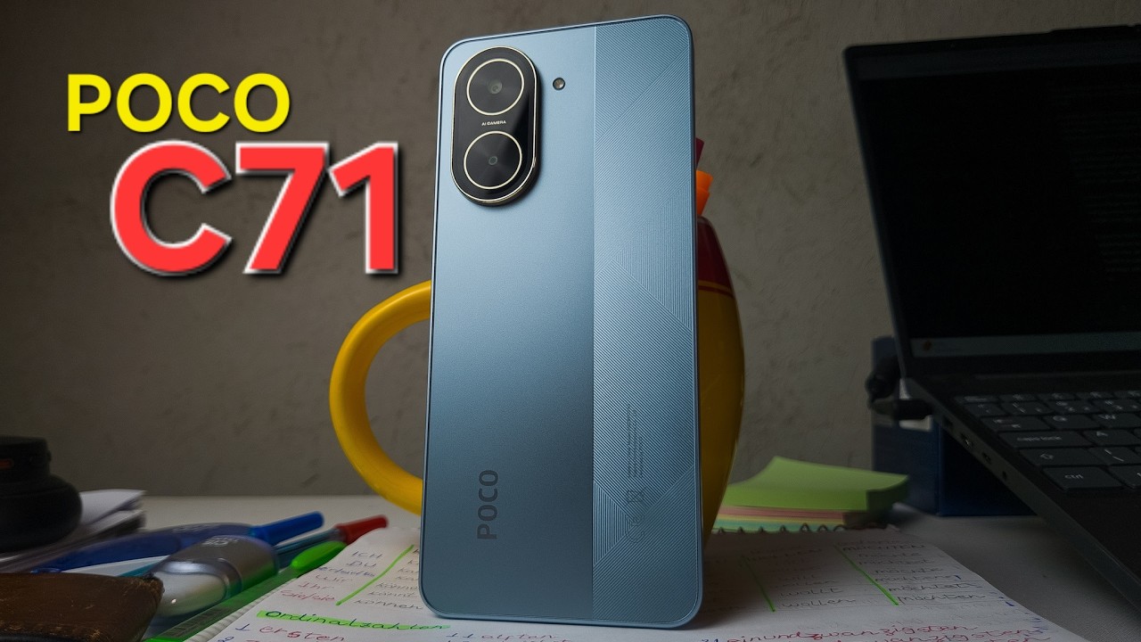 Miniatura da avaliação em vídeo de Smartphone POCO C71 128 GB 4 GB RAM Azul