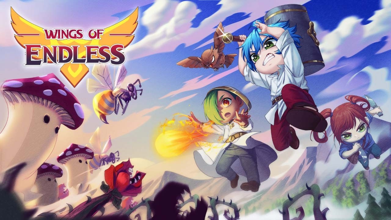 Wings of Endless trailer gameplay pixel art action RPG combat and story preview