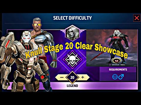 How To Win WBL Knull Stage 20 | Cable And War Machine used For Knull Stage 20 - Marvel Future Fight