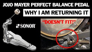 Video thumbnail for JOJO MAYER PERFECT BALANCE Sonor Signature Pedal unboxing - WHY I"M RETURNING IT! by Chris Pidgeon Music Studio