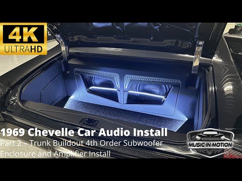 1969 Chevrolet Chevelle Video 2: Trunk Buildout 4th Order Subwoofer Enclosure and Amplifier Install