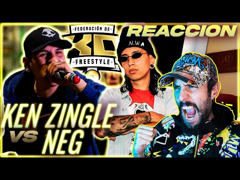 KEN está para FMS 🙀Español reacciona a NEG vs KEN ZINGLE KO Freestyle