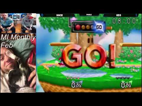 Michigan Smash 64 Monthly #3 - Hack vs KD3, Pools