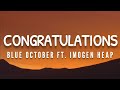 Blue October - Congratulations (Lyrics) ft. Imogen Heap