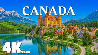 Canada 4K ULTRA HD | Canadian Rockies, Crystal Lakes & Breathtaking Natural Landscapes