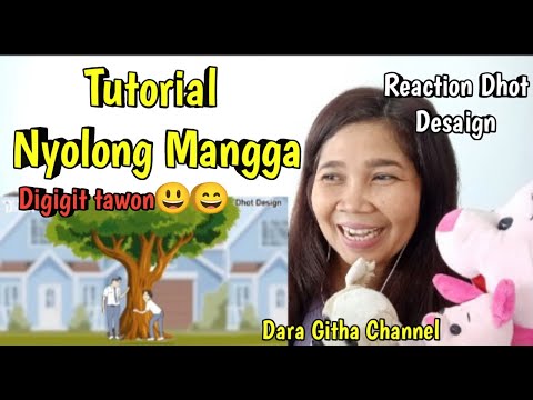 Dhot Desaign Tutorial Nyolong Mangga Reaction Dara Githa, digigit tawon!!!