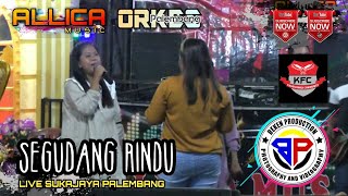 Download lagu Allica Music Terbaru | Segudang Rindu | Live Sukajaya Palembang | WD Eggi & Sania | Orkes Palembang mp3