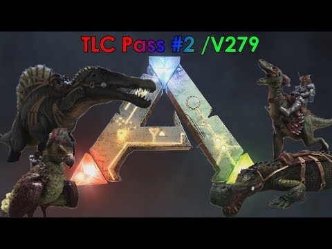 Ark TLC pass 2 / 279 Update: Spino, Raptor, Trike, Sarco, Parasaur & Argent Update!