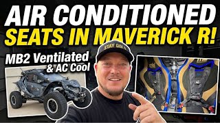 Game Changer! Custom HVAC AC Seats in a Maverick R 🧊🏎️ #airconditioner #maverickr 