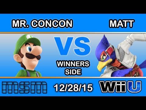 MSM 30 - #THE SCB | Mr. ConCon (Luigi) Vs. Matt (Falco) Winners Side - Smash Wii U