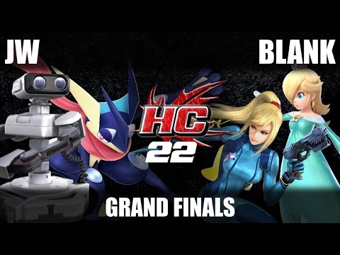 HC22 Sm4sh Grand Finals Bo5 - Jw (Greninja/ROB) vs Blank (ZSS/Rosa&Luma)
