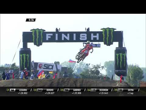 Geerts crash fighting with vialle - MX2 race 2 - MXGP of Città di Mantova 2020 #motocross