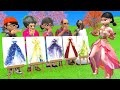Squid Game Vs Scary Teacher 3D Squid Girl Bikini Dressing Room Long Dress Drawing 5 Times Challenge