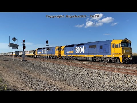 7731V - 8104-8111 (Grain) Gheringhap - Australian Trains by RaySha1811