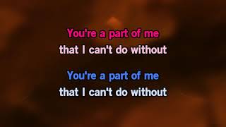 Kim Carnes &amp; Gene Cotton - You're A Part Of Me [Karaoke Version]