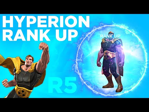 Hyperion Rank Up: Rank 5 Hyperion Is Still A Beast For EndGame Content | Marvel Contest Of Champions