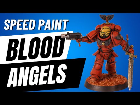 Blood Angels Space Marine Scheme Made Easy! #bloodangels