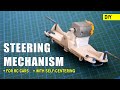 How To Make RC Car Steering That Self Centers Front Axle Toy Grade Mechanism