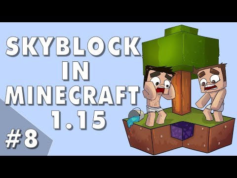 Getting Diamonds In Skyblock! - Skyblock In Minecraft 1.15: Episode #8