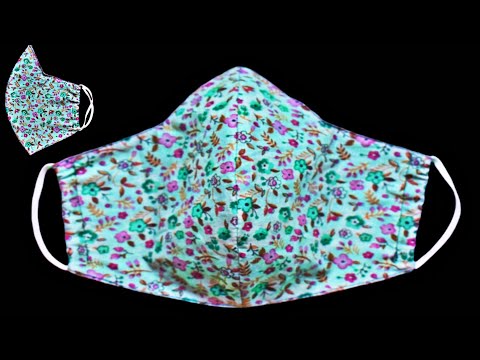 😷Very Easy New Style Pattern Mask😷 - Face Mask Sewing Tutorial - Anyone Can Make This Mask😷