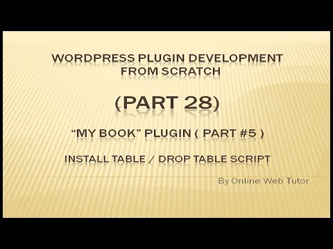 Wordpress Plugin Development tutorial from scratch Part 4 Wordpress Submenus of Plugin Menu