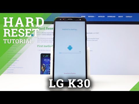 HARD RESET LG K40 - Wipe Data / Bypass Lock Screen