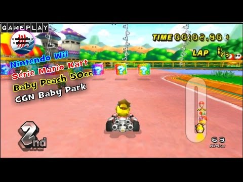 Mario Kart: Baby Peach 50cc - CGN Baby Park.