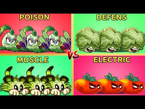 Pvz 2 Gameplay - 6 Best Team Plants Battlez - Who Will Win ？ - Plant Vs Plant
