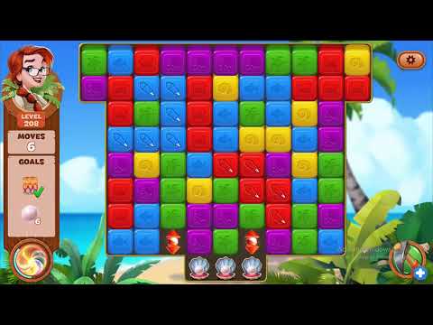 Lost Island Blast Adventure Level 208