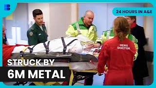 Scaffolder Struck By 6m Metal Tube at London Trauma | 24 Hours in A&E