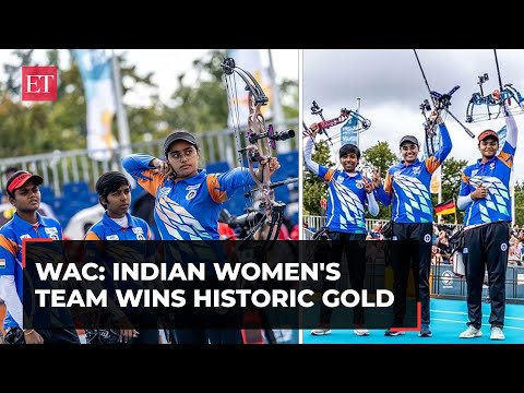 World Archery Championships: Indian women's compound team wins historic gold, beating Mexico