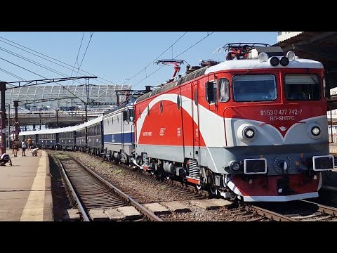 Faimosul Tren Orient Express  a ajuns la București Nord