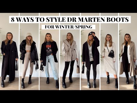8 WAYS TO STYLE THE DR MARTEN JADON BOOTS | CHUNKY...